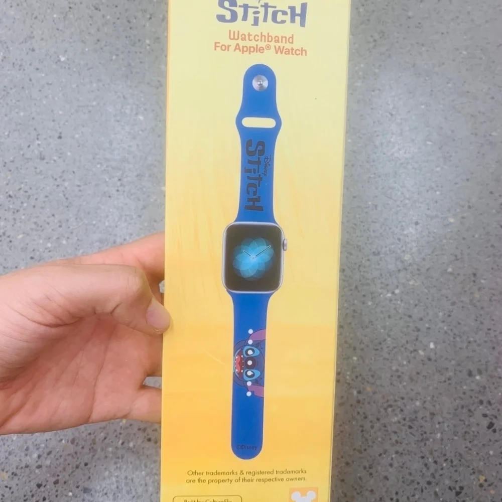 Disney Blue Stitch Watchband designed specifically for the Apple Watch 1 -10